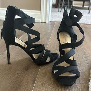Jessica Simpson strappy heels